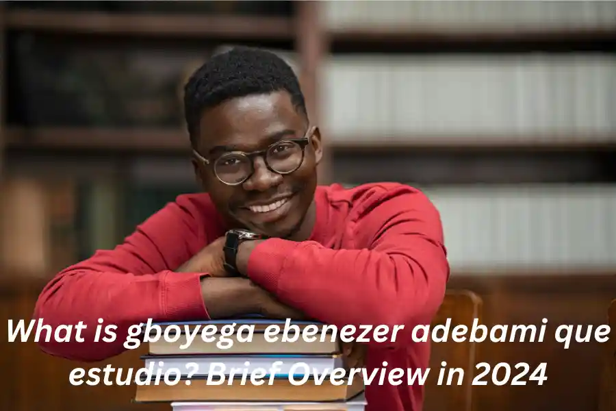 What is gboyega ebenezer adebami que estudio? Brief Overview in 2024